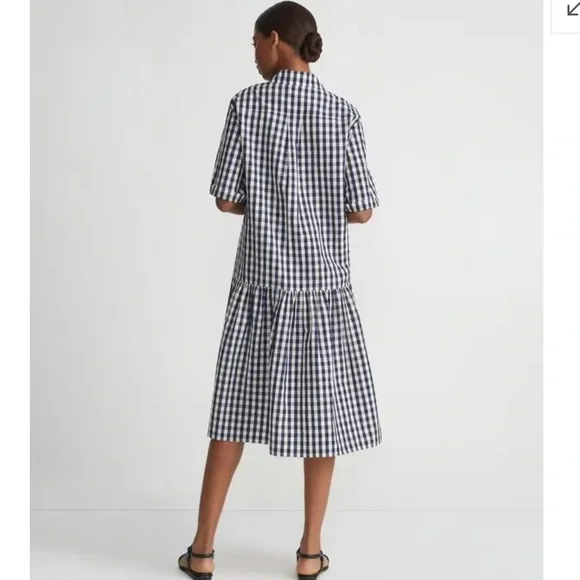 Lafayette 148 New York Womens Troy Dress, navy, size S, perfect condition - Picture 4 of 6